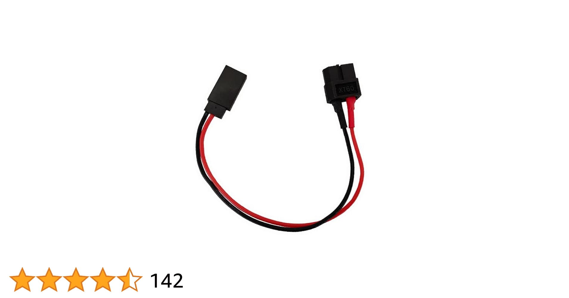 Amazon | ハイテック charging cable XT60 Female ⇒ Futaba RX